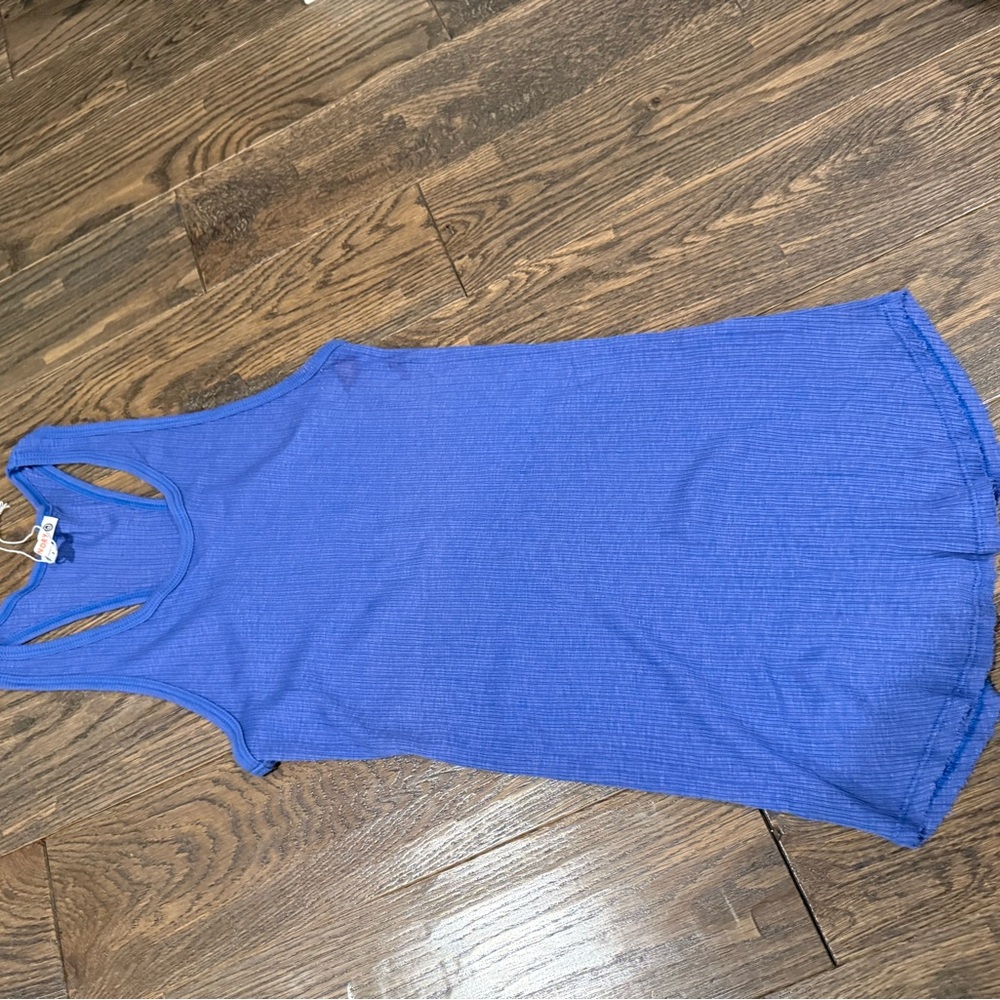 Sundry Women’s Size 3 Blue Racerback Tank Top